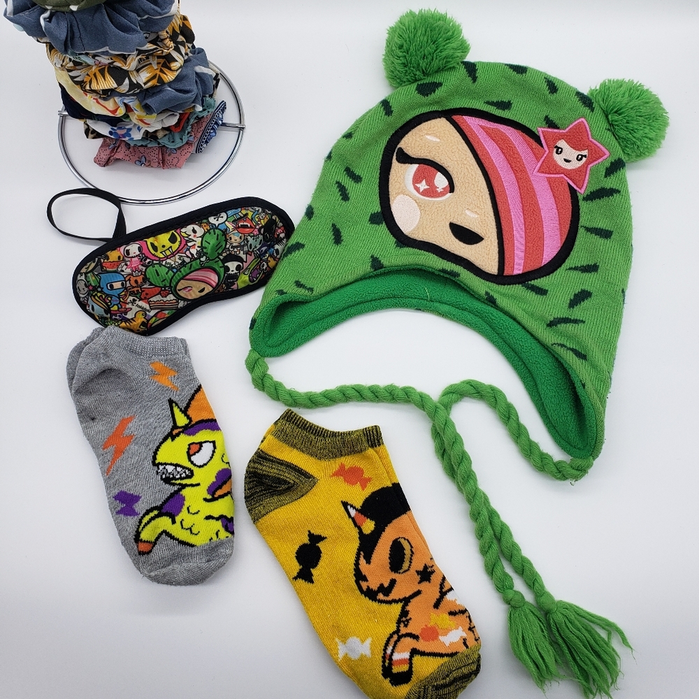 Tokidoki Winter Cactus Hat Bundle